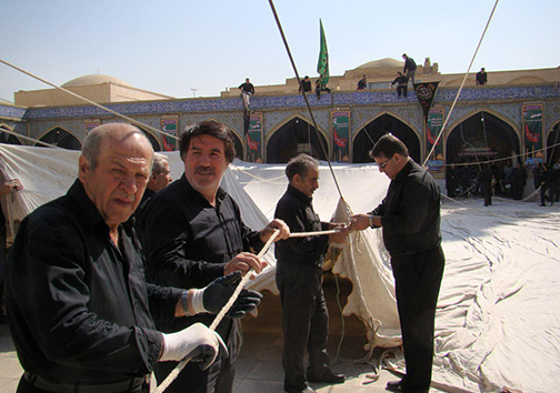 قدهایی که زیر خیمه حسین(ع)، عَلم می&zwnj;شوند