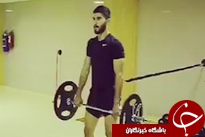 تمرینات اختصاصی امیر عابدزاده + فیلم