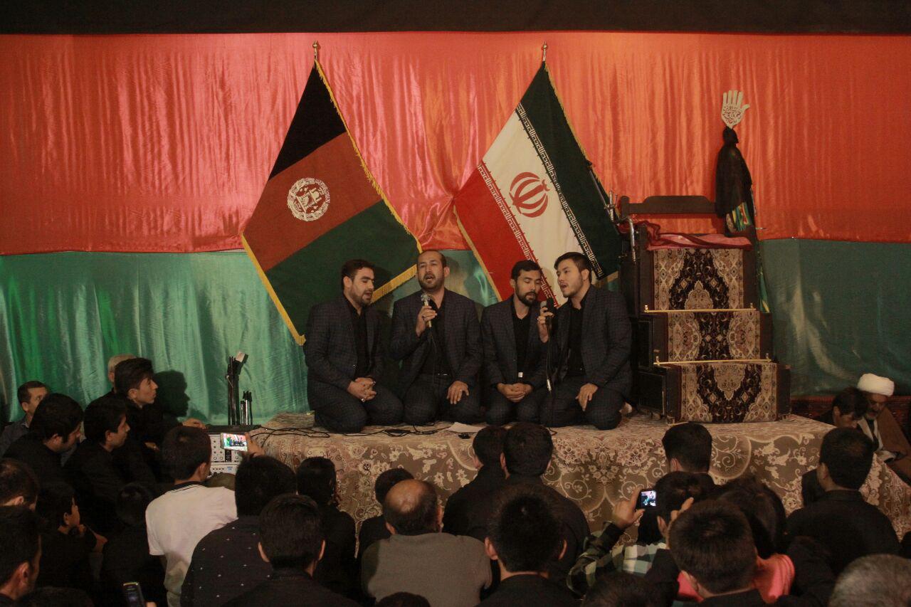 تصاویری از مراسم عزاداری هیات علمدار کربلا اتباع افغانستانی در قم