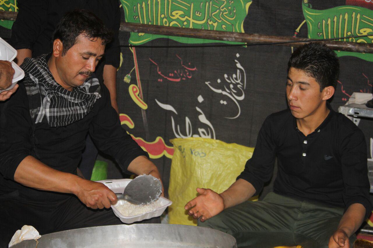تصاویری از مراسم عزاداری هیات علمدار کربلا اتباع افغانستانی در قم
