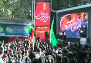 تجدید پیمان نوجوانان کرجی با آرمان‌های حضرت قاسم(ع) در سوگواره احلی من العسل+فیلم