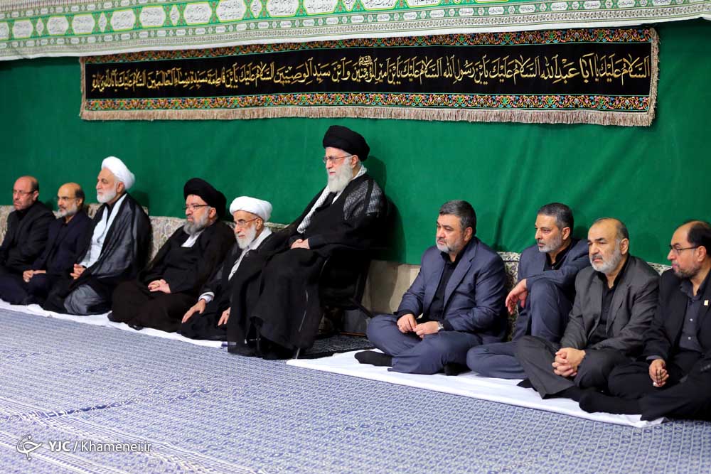 اولین شب مراسم عزاداری حضرت اباعبدالله الحسین(ع) در حسینیه امام خمینی(ره)