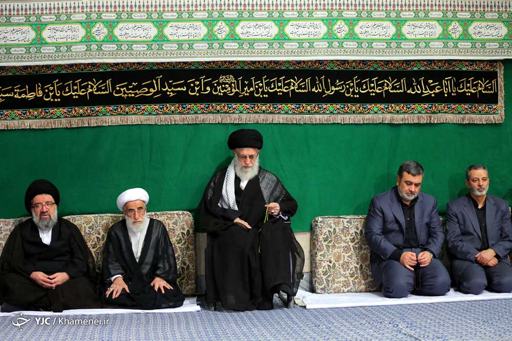 اولین شب مراسم عزاداری حضرت اباعبدالله الحسین(ع) در حسینیه امام خمینی(ره)
