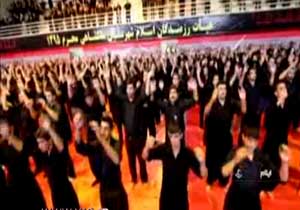 مراسم عزاداری شب هفتم محرم 95 + فیلم