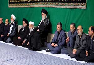 مرثیه‌ سرایی ماشاالله عابدی در محضر رهبر معظم انقلاب + فیلم
