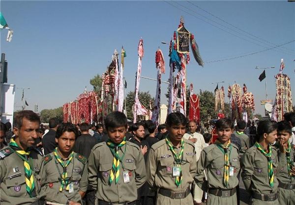 تشدید تدابیر امنیتی برای حفظ جان عزاداران حسینی در پاکستان تشدید تدابیر امنیتی برای حفظ جان عزاداران حسینی در پاکستان