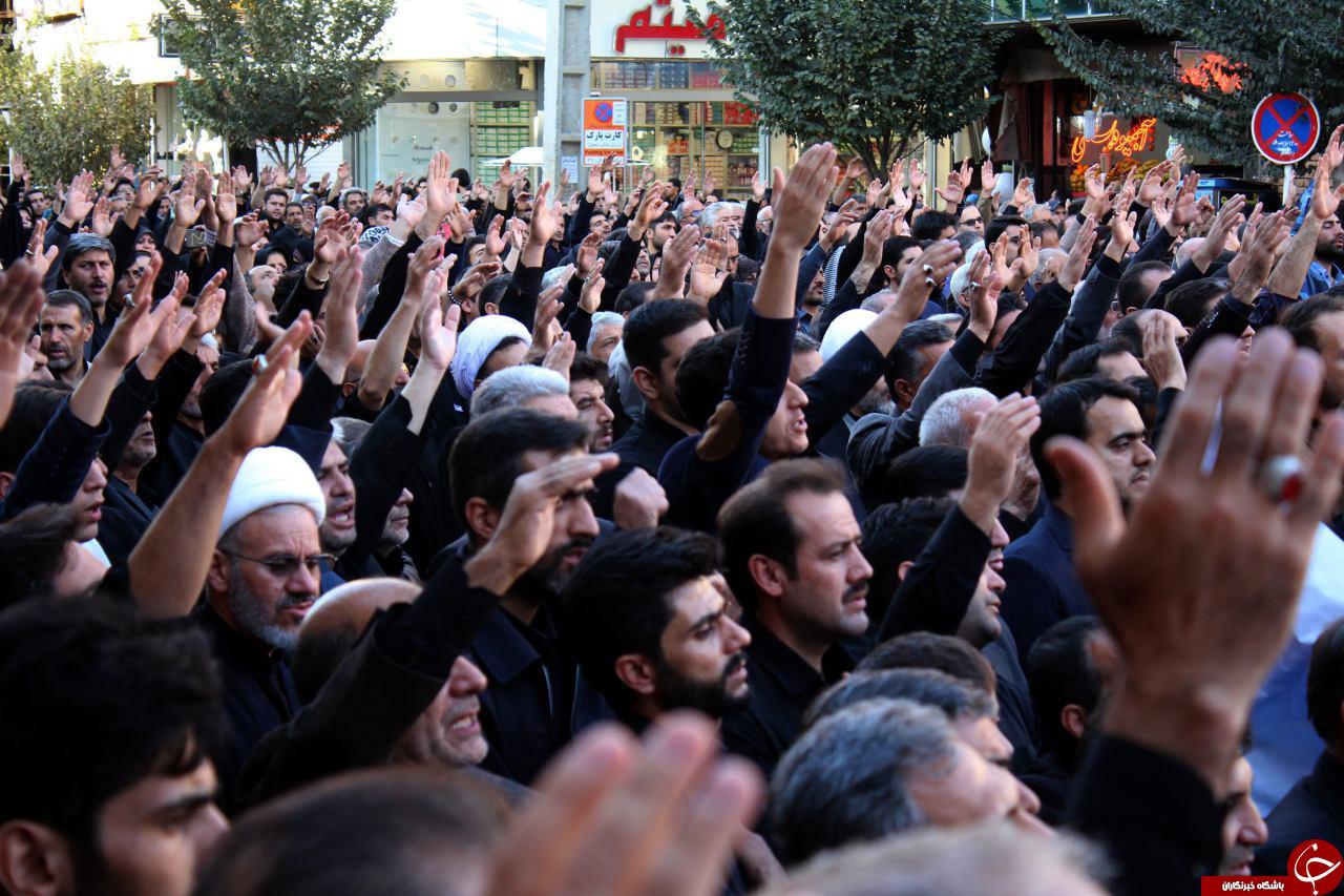 مراسم سینه زنی لبیک یا حسین(ع) در ارومیه برگزار شد+تصاویر