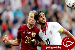خلاصه بازی روسیه 3 _ 4 کاستاریکا + فیلم