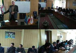 کلاس دانش افزایی تئوری مربیگری و داوری والیبال برای خبرنگاران آذربایجان غربی برگزارشد