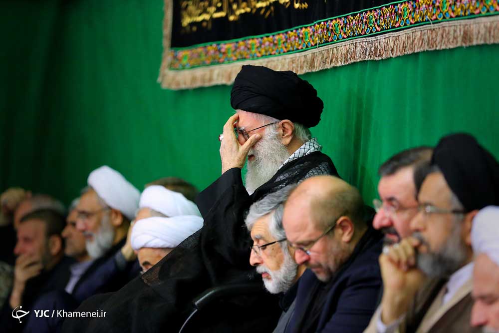 دومین شب مراسم عزاداری حضرت اباعبدالله الحسین (علیه&zwnj;السلام) در حسینیه امام خمینی