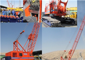 بازسازی جرثقیل عظیم 80‌ تنی در پتروشیمی شیراز