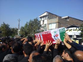 تشییع پیکر شهید ناجا در گلستان