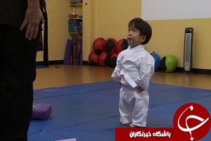 اولین کلاس کوتاه‌ترین کاراته کار جهان + فیلم