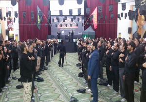 برگزاری آیین عزاداری با حضور دو شهید تازه تفحص شده
