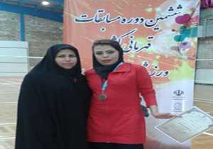 برنزی شدن بانوی بدمینتون باز فارسی