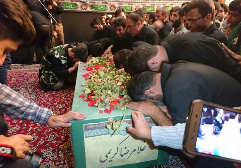 مراسم تشییع پیکر شهید مدافع حرم در دانشگاه شهید بهشتی برگزار شد + فیلم