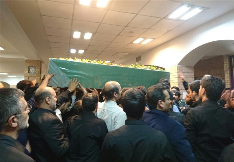 مراسم تشییع پیکر شهید مدافع حرم در دانشگاه شهید بهشتی برگزار شد + فیلم