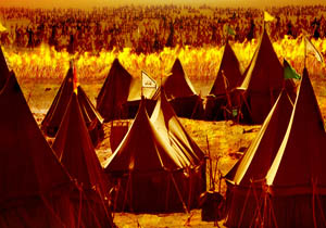 نهم محرم: حسین (ع) را زیر سم اسبان لگدکوب کن!