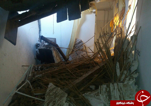 نشت کپسول گاز و انفجارآن در روستای وطن آزادشهر+تصاویر