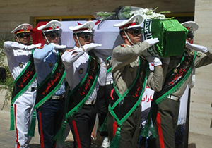 تشییع پیکر گلبادنژاد قهرمان دوچرخه سواری + تصاویر