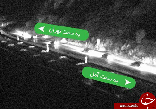 ترافیک سنگین و نیمه سنگین در جاده های ارتباطی مازندران +تصاویر