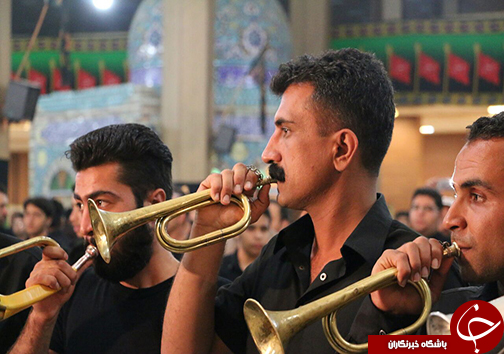 عزاداری شب تاسوعای حسینی در شهرستان کازرون + تصاویر