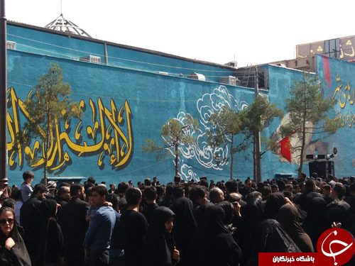 عزاداری کرمان  در جوار موزه دفاع مقدس+تصاویر