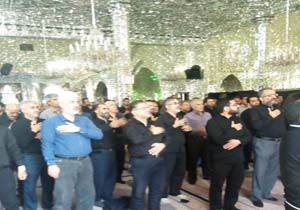 آستان امام زاده صالح (ع) رنگ و بوی کربلای معلی گرفت + فیلم