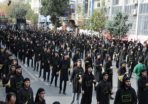 در روز تاسوعای حسینی آذربایجان غربی غرق در ماتم وعزاست+تصاویر