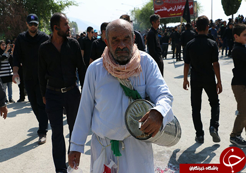 پذیرایی خادمین امام حسین (ع) از عزاداران در فارس + تصاویر