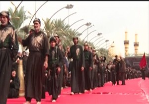 عزاداری میلیون ها نفر عاشق امام حسین در کربلا + فیلم