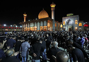 فارس یکپارچه غرق در ماتم سالار شهیدان شد