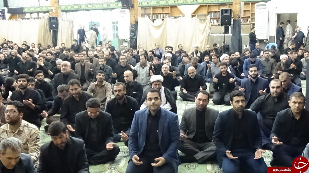 مراسم عزاداری با حضور قهرمانان المپیک