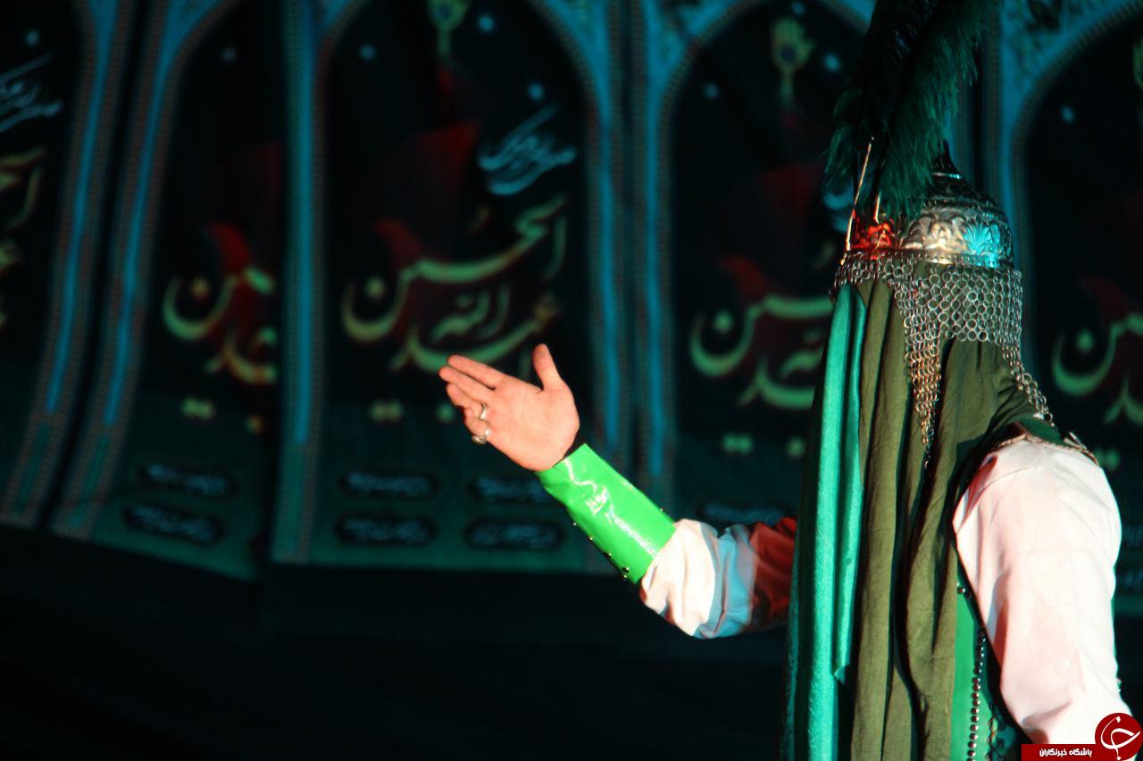 نمایش تعزیه ذبح عظیم در تاسوعای حسینی برگزارشد+تصاویر