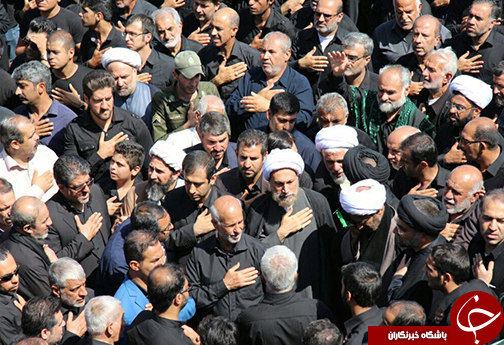 مراسم تاسوعای حسینی در شهرستان جهرم + تصاویر