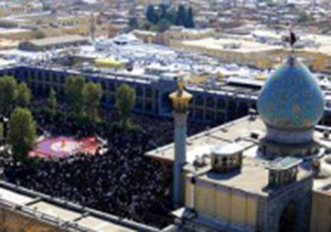 حرم شاهچراغ (ع)، میزبان عزاداران عاشورایی