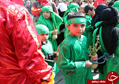 کودکان کازرونی در عزای سید و سالار شهیدان + تصاویر