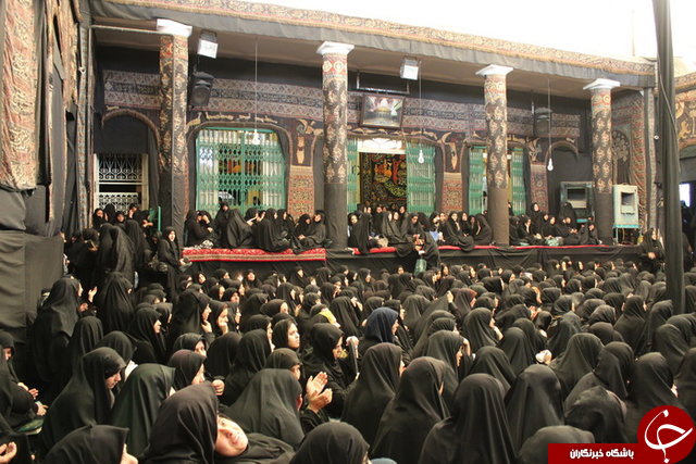 عزاداری به سبک زنان قاجار + تصاویر