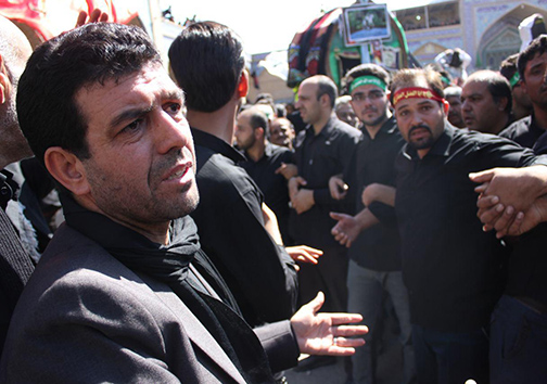مراسم باشکوه عزاداری روز عاشورا در جوارحرمین شهدای گمنام بافران نائین