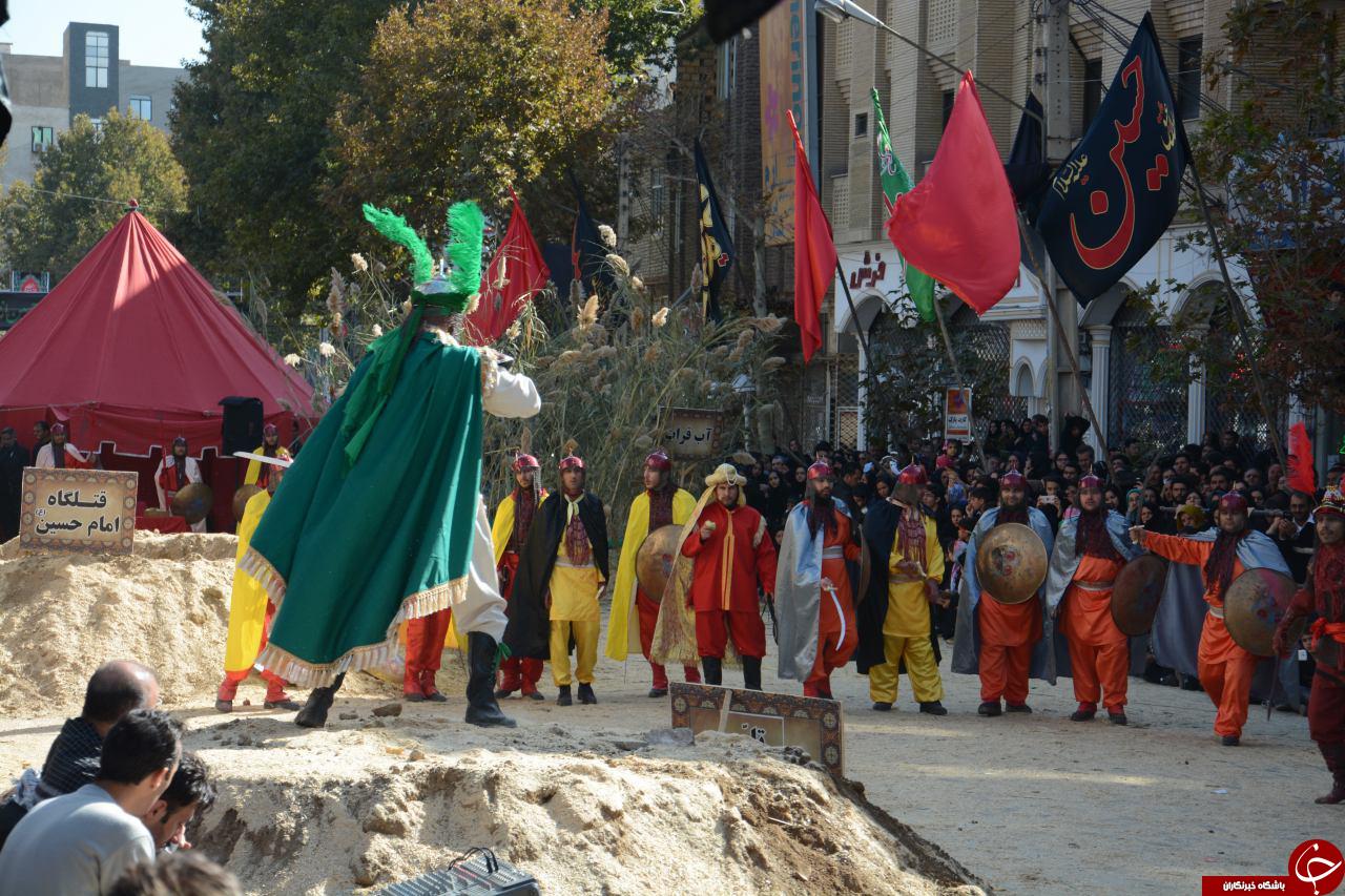 شبیه خوانی رسم دیرین مردم آذربایجان غربی/برگزاری آیین شبیه خوانی عاشورای حسینی در ارومیه +تصاویر