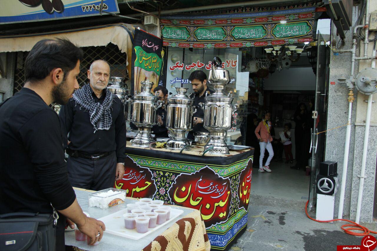 برپایی ایستگاه صلواتی در روز عاشورای حسینی +تصاویر
