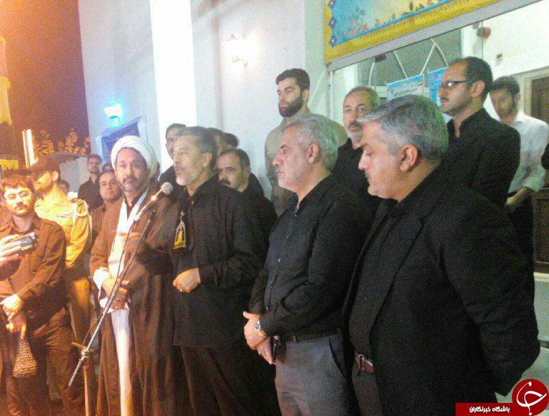 حضور فرمانده نیروی دریایی ارتش در جمع عزاداران + تصاویر