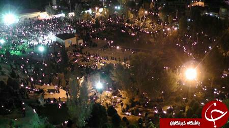 حضور عزاداران حسینی در شام غریبان + تصاویر