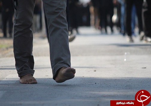 فارس یکپارچه سیاهپوش در عزای حسین + تصاویر