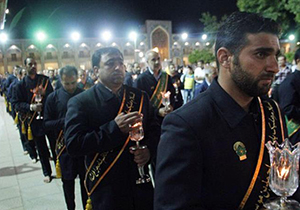 شام غریبان در سومین حرم اهل بیت (ع)