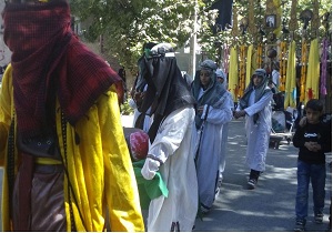 برگزاری مراسم تعزیه خوانی در شهرستان سنقر و کلیایی