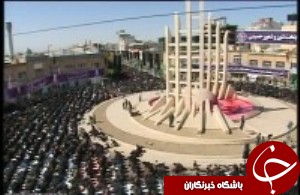 اقامه نماز ظهر عاشورا در سراسر کشور + تصاویر