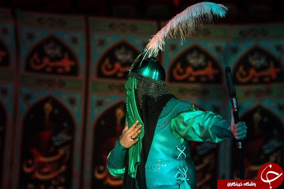 قسمت دوم نمایش تعزیه ذبح عظیم در عاشورای حسینی برگزار شد+تصاویر