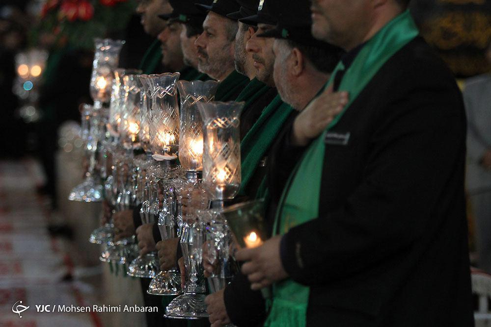 شام غریبان امام حسین(علیه&zwnj;السلام) در حرم مطهر رضوی برگزار شد