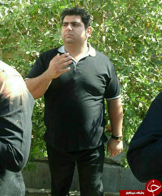 محسن کائیدی و وحید امیری در جمع عزاداران + تصاویر